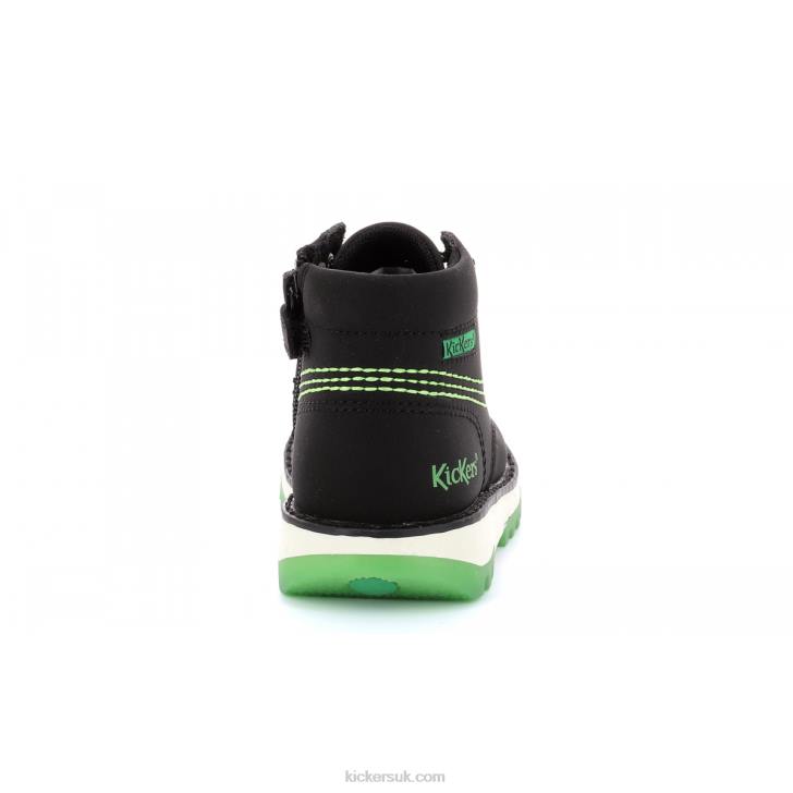Kickrally20 Black Green Kickers ZDBR819 Kids