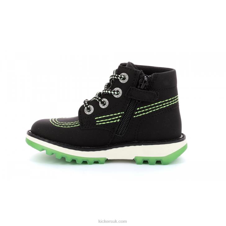 Kickrally20 Black Green Kickers ZDBR819 Kids