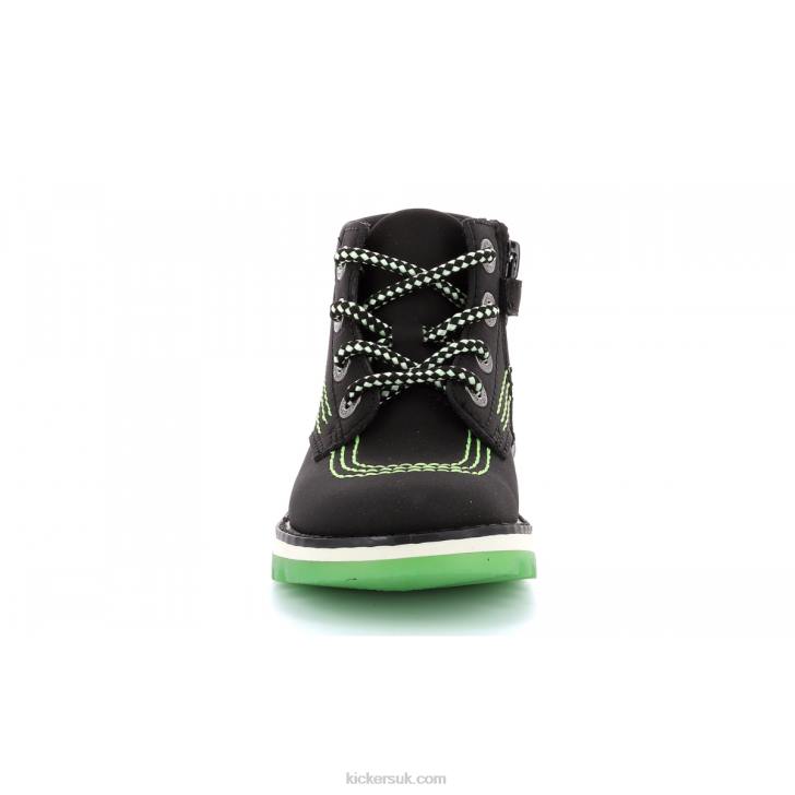 Kickrally20 Black Green Kickers ZDBR819 Kids
