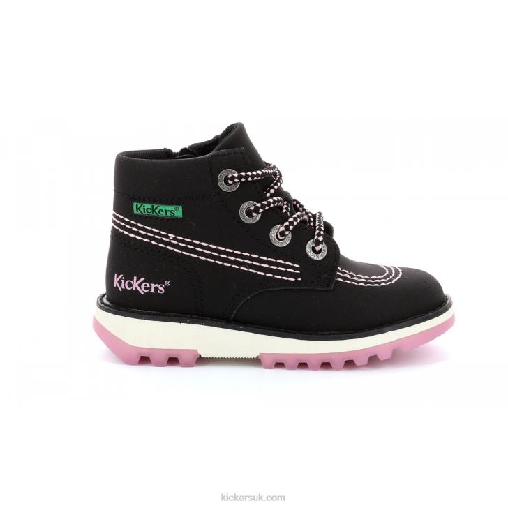 Kickrally20 Black Pink Kickers ZDBR820 Kids