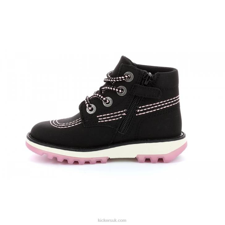 Kickrally20 Black Pink Kickers ZDBR820 Kids