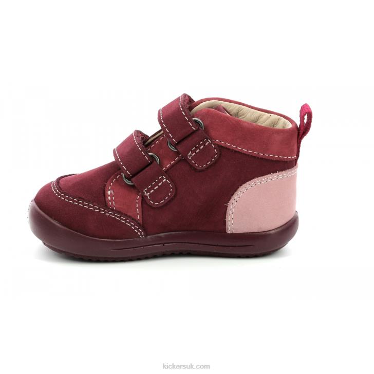 Kinop Burgundy Pink Tricolor Kickers ZDBR928 Kids