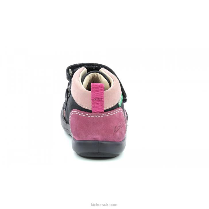 Kinop Navy Pink Tricolor Kickers ZDBR927 Kids