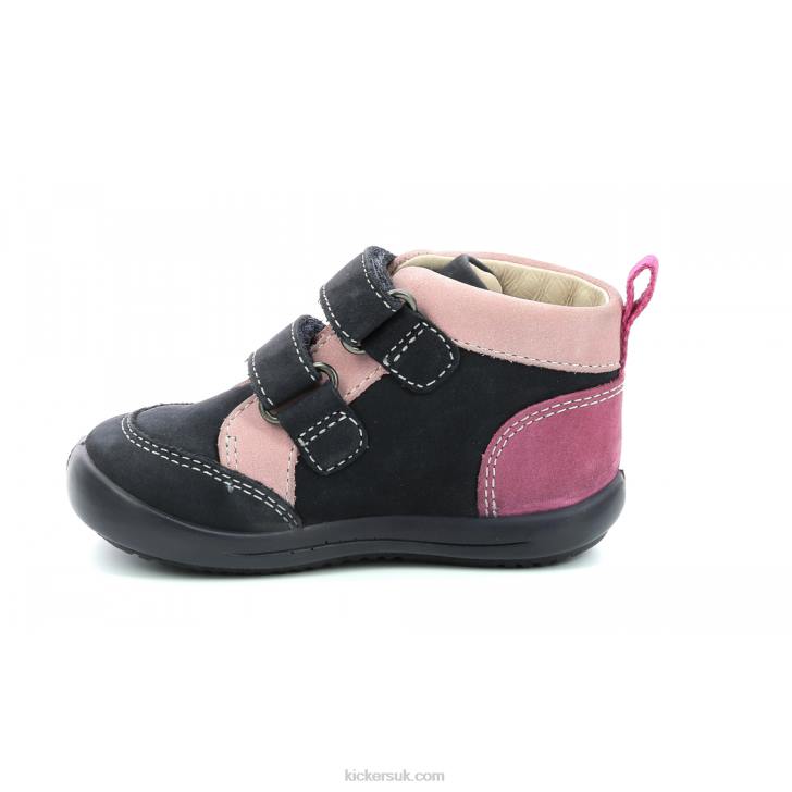 Kinop Navy Pink Tricolor Kickers ZDBR927 Kids