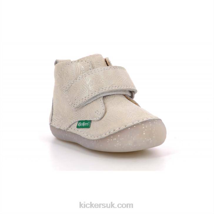Sabio Iridescent Light Beige Kickers ZDBR873 Kids