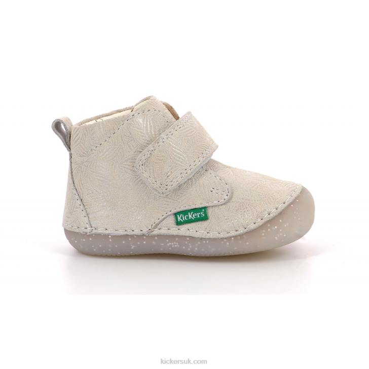 Sabio Iridescent Light Beige Kickers ZDBR873 Kids