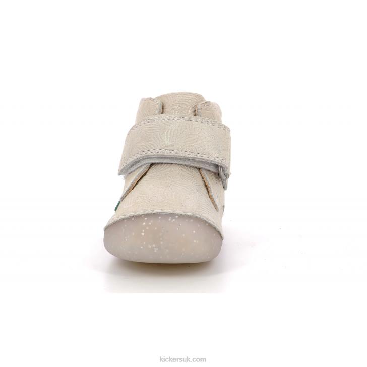 Sabio Iridescent Light Beige Kickers ZDBR873 Kids