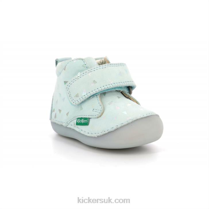 Sabio Light Blue Plumetis Kickers ZDBR801 Kids