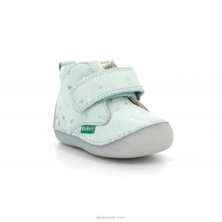 Sabio Light Blue Plumetis Kickers ZDBR801 Kids
