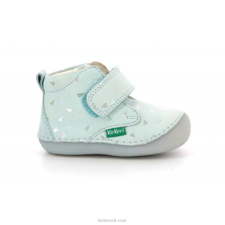 Sabio Light Blue Plumetis Kickers ZDBR801 Kids