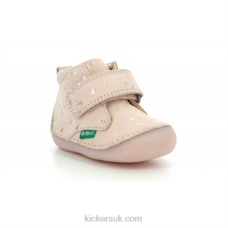 Sabio Light Pink Plumetis Kickers ZDBR802 Kids