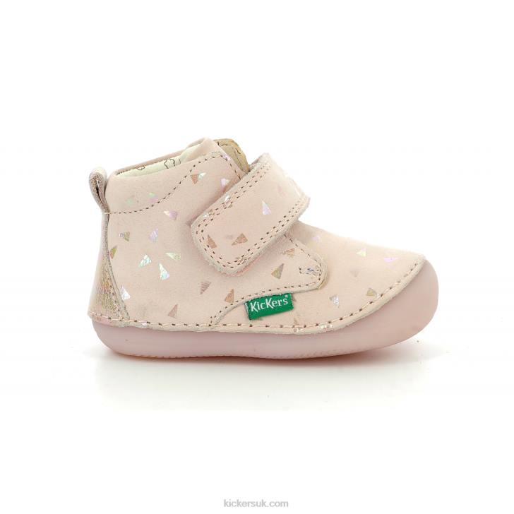 Sabio Light Pink Plumetis Kickers ZDBR802 Kids