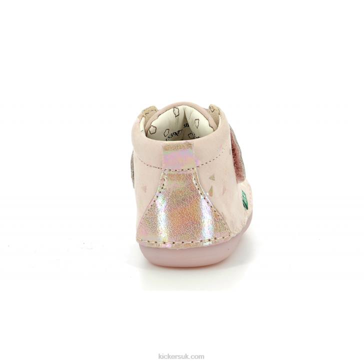 Sabio Light Pink Plumetis Kickers ZDBR802 Kids