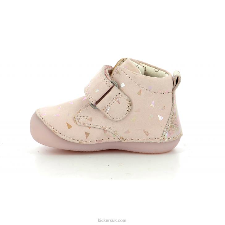 Sabio Light Pink Plumetis Kickers ZDBR802 Kids