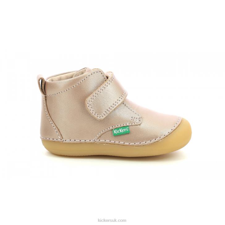 Sabio Pink Metal Kickers ZDBR917 Kids