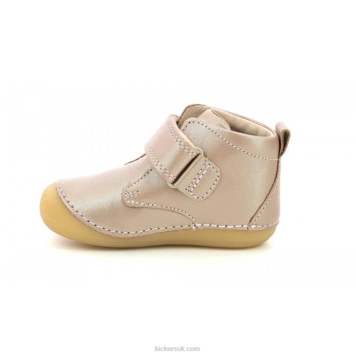 Sabio Pink Metal Kickers ZDBR917 Kids