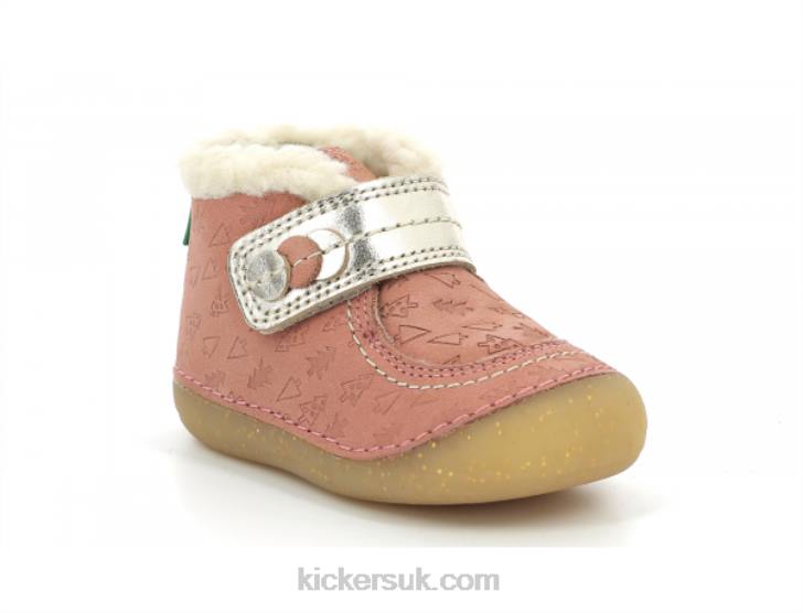 So Schuss Pink Gold Fancy Kickers ZDBR827 Kids