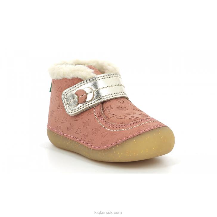So Schuss Pink Gold Fancy Kickers ZDBR827 Kids