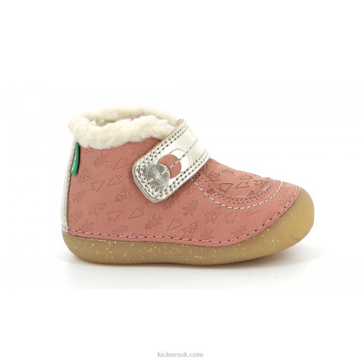 So Schuss Pink Gold Fancy Kickers ZDBR827 Kids