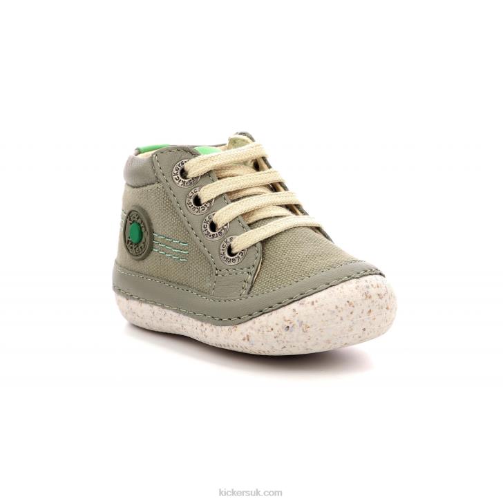 Sonistreet Khaki Green Kickers ZDBR783 Kids