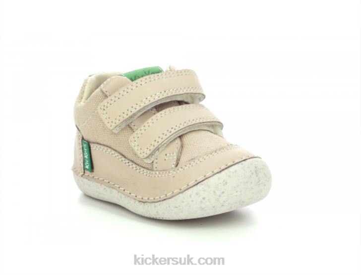 Sostankro Beige Green Kickers ZDBR840 Kids