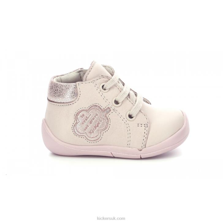 Waouk Light Pink Metallized Kickers ZDBR887 Kids