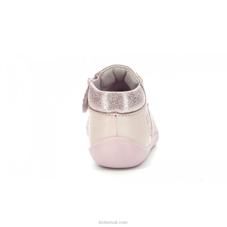 Waouk Light Pink Metallized Kickers ZDBR887 Kids