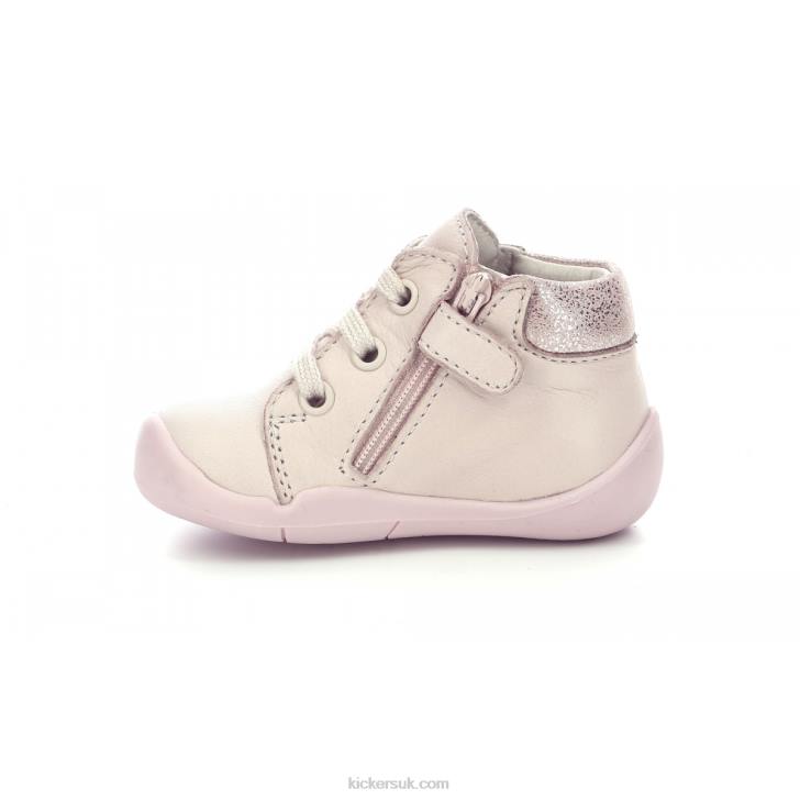 Waouk Light Pink Metallized Kickers ZDBR887 Kids