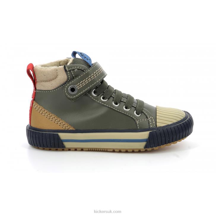 Geckiro Hi Khaki Kickers ZDBR996 Kids