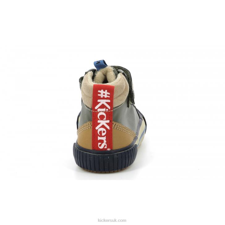 Geckiro Hi Khaki Kickers ZDBR996 Kids