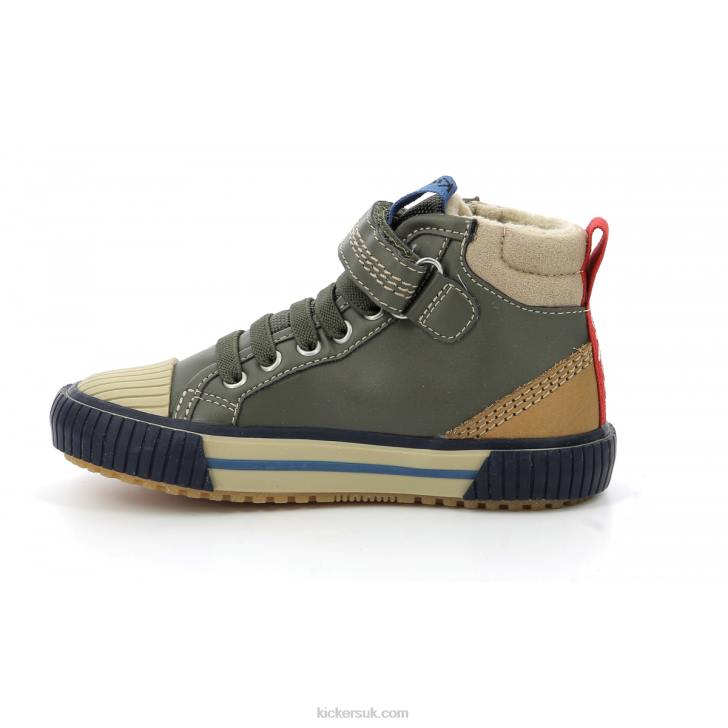 Geckiro Hi Khaki Kickers ZDBR996 Kids