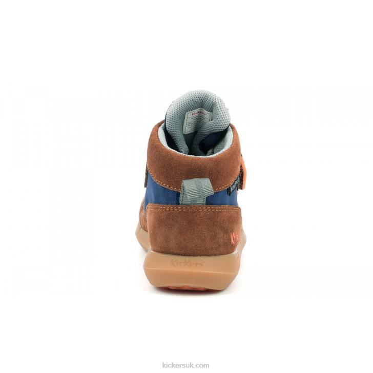 Junibo Brown Blue Orange Kickers ZDBR966 Kids