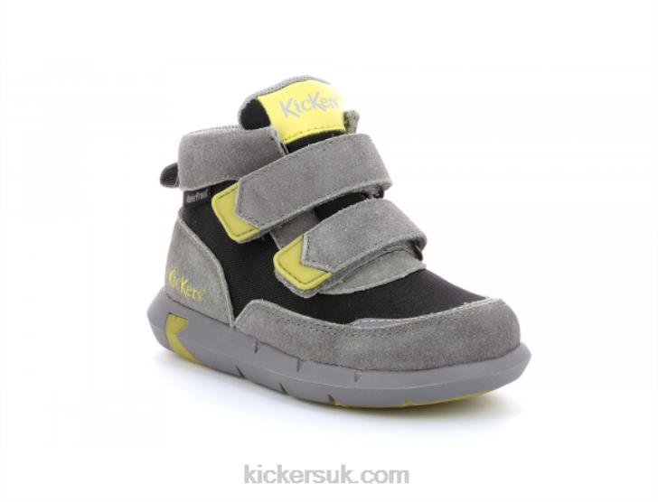 Junibo Grey Green Kickers ZDBR965 Kids