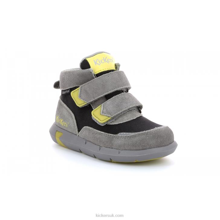 Junibo Grey Green Kickers ZDBR965 Kids