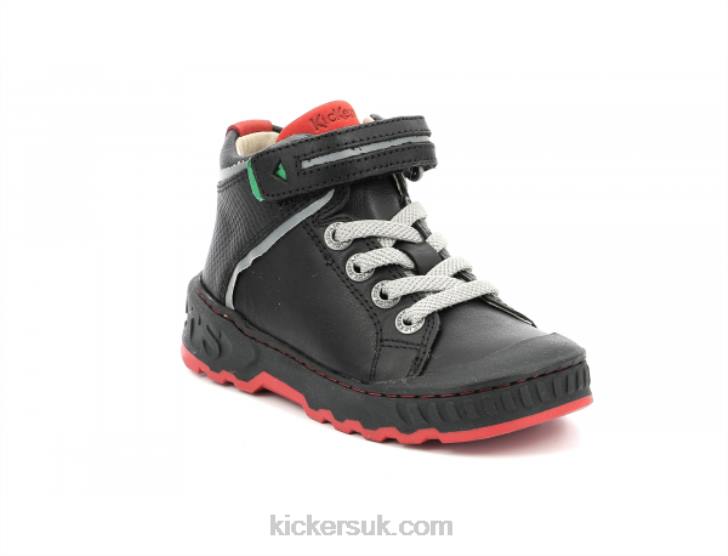 Kick Teen Shiny Black Kickers ZDBR972 Kids