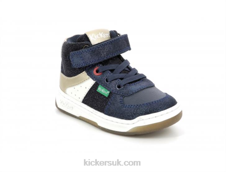 Kickalien Navy Gold Kickers ZDBR978 Kids