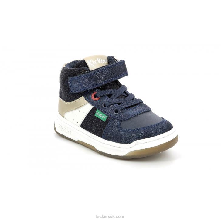 Kickalien Navy Gold Kickers ZDBR978 Kids
