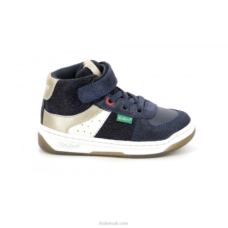 Kickalien Navy Gold Kickers ZDBR978 Kids