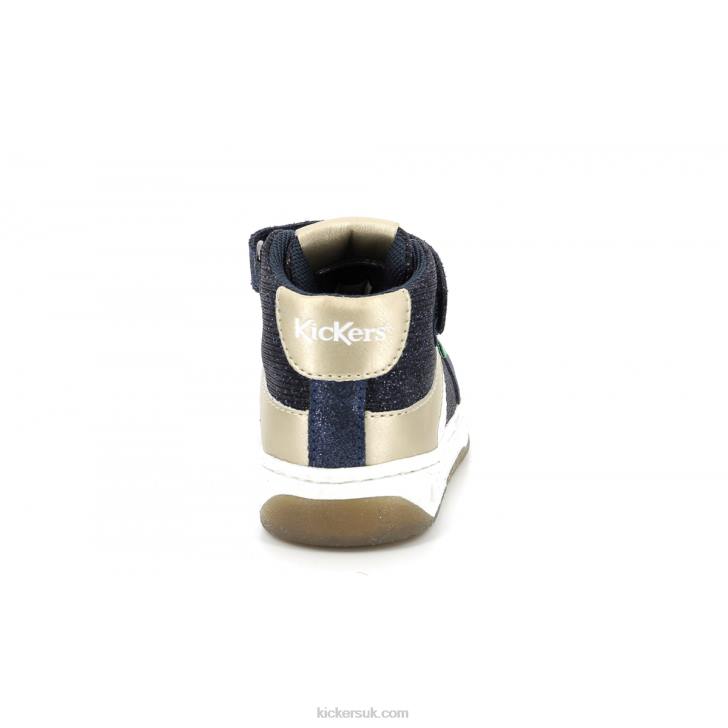 Kickalien Navy Gold Kickers ZDBR978 Kids