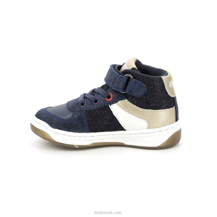Kickalien Navy Gold Kickers ZDBR978 Kids