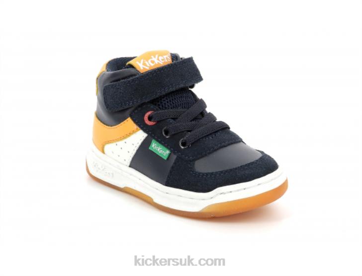 Kickalien Navy White Orange Kickers ZDBR1008 Kids