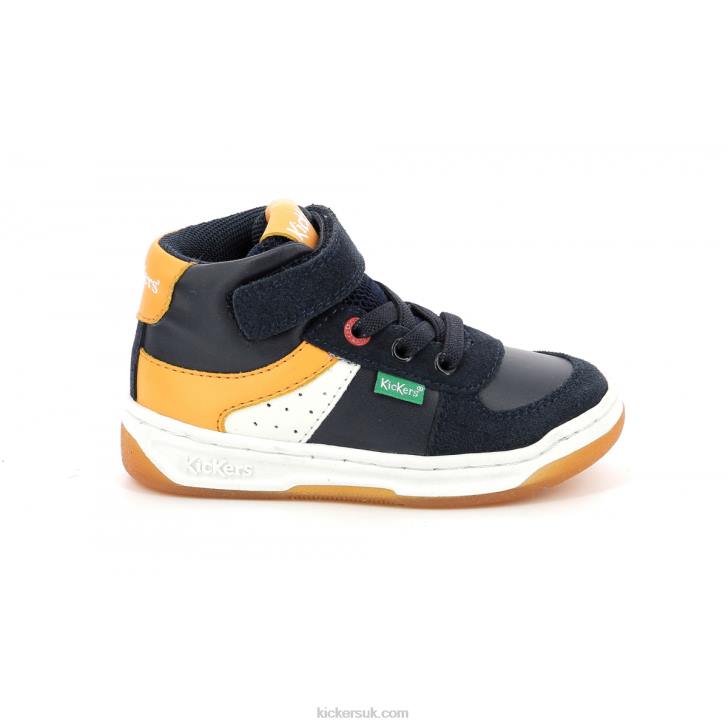 Kickalien Navy White Orange Kickers ZDBR1008 Kids