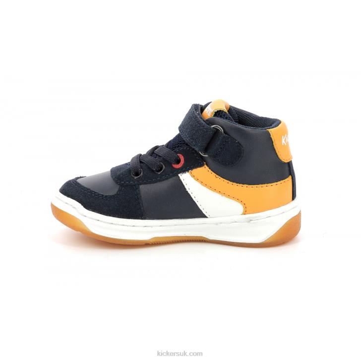 Kickalien Navy White Orange Kickers ZDBR1008 Kids