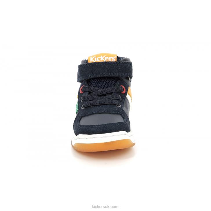 Kickalien Navy White Orange Kickers ZDBR1008 Kids