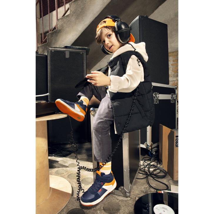 Kickalien Navy White Orange Kickers ZDBR1008 Kids