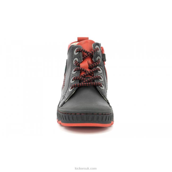 Kickdundy Black Red Kickers ZDBR991 Kids