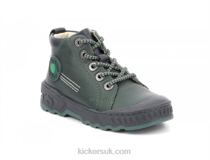 Kickdundy Green Navy Kickers ZDBR990 Kids