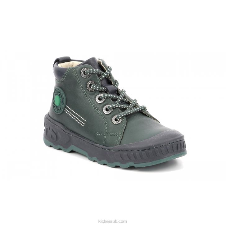 Kickdundy Green Navy Kickers ZDBR990 Kids