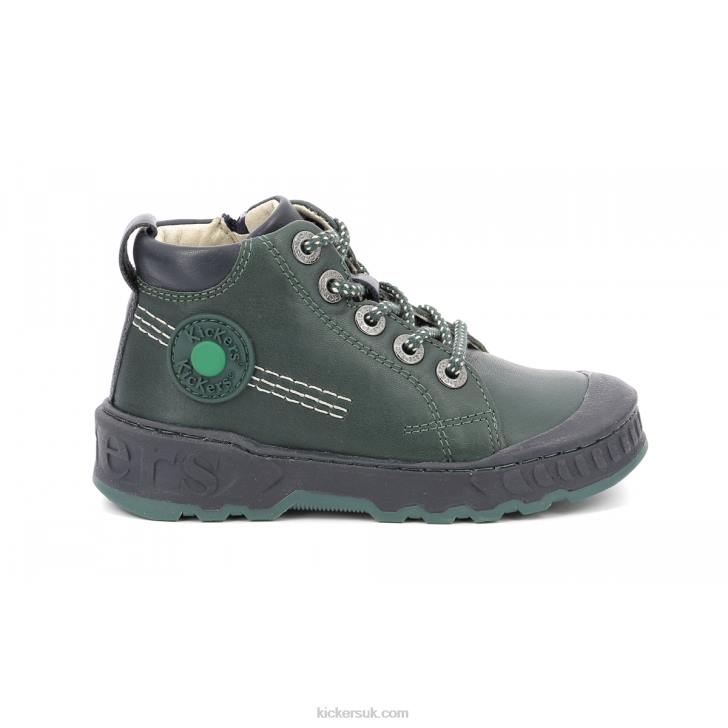 Kickdundy Green Navy Kickers ZDBR990 Kids