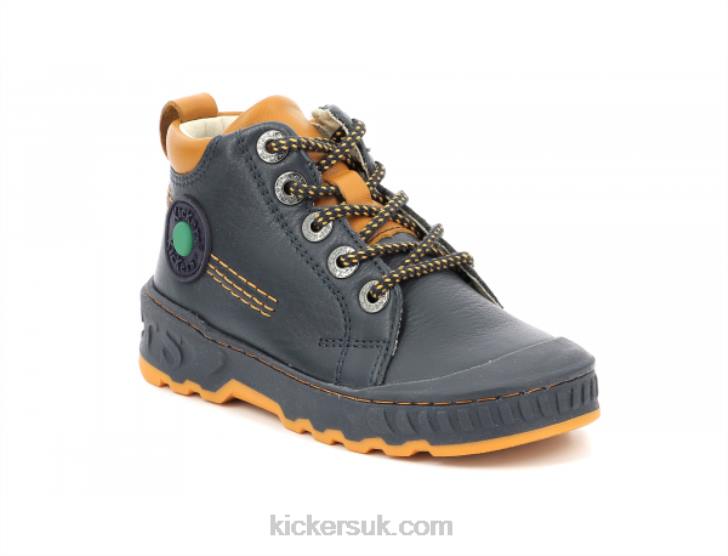 Kickdundy Navy Orange Kickers ZDBR989 Kids